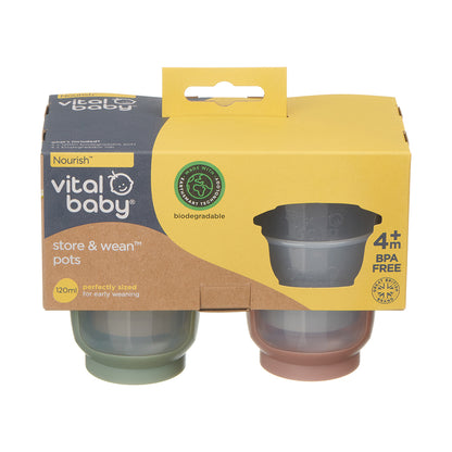 store & wean™ pots 120ml