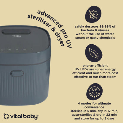 advanced pro UV steriliser & dryer, 3rd gen